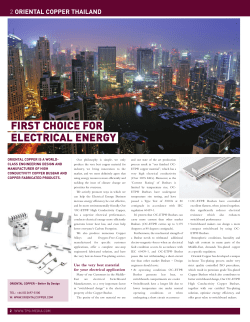 FIRST CHOICE FOR ELECTRICAL ENERGY