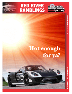 July / August - Red River Region PCA