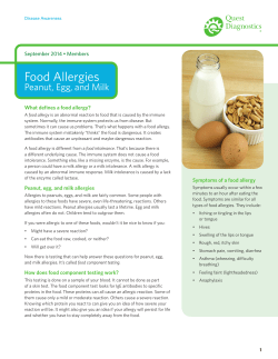 Food Allergies - Quest Diagnostics