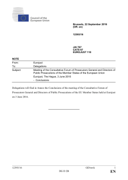 Meeting of the Consultative Forum [...]