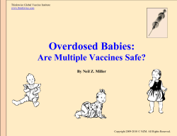 Overdosed Babies - ThinkTwice Global Vaccine Institute