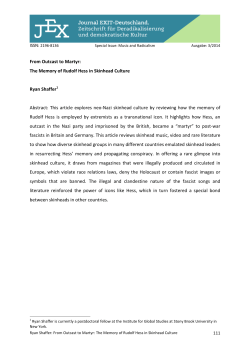 Music and Radicalism