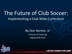 The Future of Club Soccer