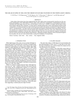 the solar eclipse of 2006 and the origin of raylike