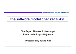 The software model checker BLAST