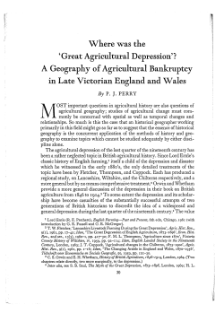 `Great Agricultural Depression`? - British Agricultural History Society