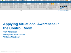 Applying Situational Awareness in the Control Room