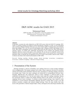 DKP-AOM: results for OAEI 2015