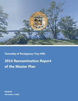 Master Plan Reexam Report
