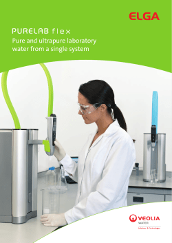 PURELAB Flex - Veolia Water Technologies Canada