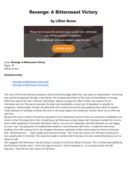 Revenge: A Bittersweet Victory