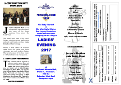 Booking 1 AND 2 A5 - Southport Masonic Hall