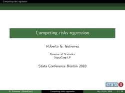 Competing-risks regression