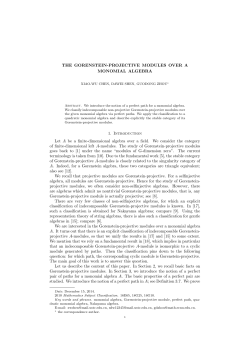 The Gorenstein-projective modules over a monomial algebra.