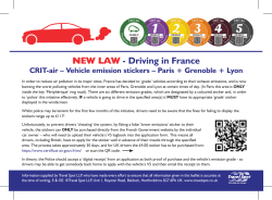 NEW LAW - Driving in France