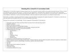 Running River School K