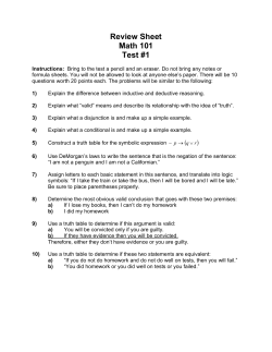Review Sheet, Math 8, Test #1