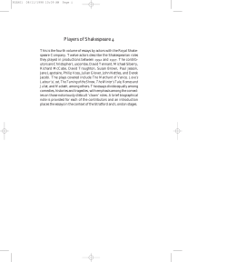 Players of Shakespeare - Assets