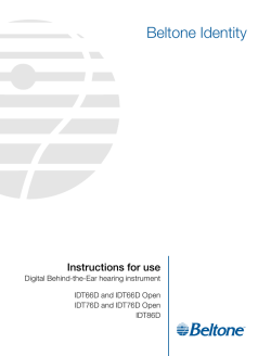 Beltone Identity - Beltone Hearing