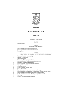 Stamp Duties Act 1976