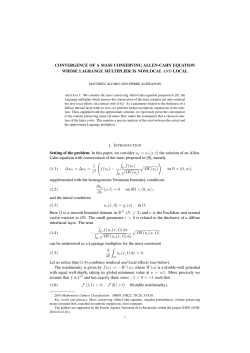 Convergence of a mass conserving Allen