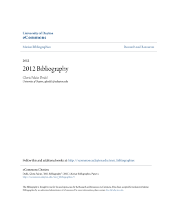 2012 Bibliography - eCommons
