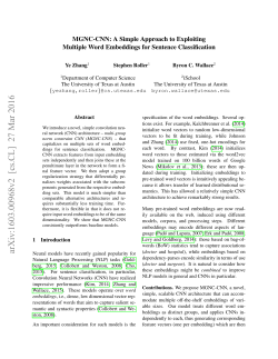 MGNC-CNN: A Simple Approach to Exploiting Multiple Word