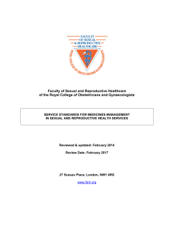 Faculty of Sexual and Reproductive Healthcare of the Royal College