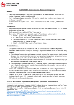 Cardiovascular diseases in Argentina