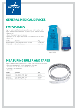 GENERAL MEDICAL DEVICES EMESIS BAGS MEASURING