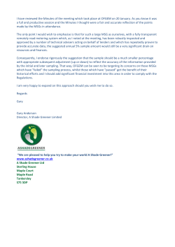 I have reviewed the Minutes of the meeting which took place at