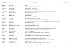 subject author title