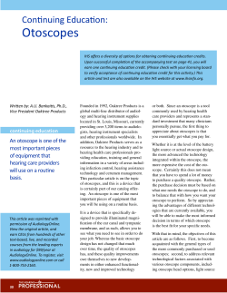 Otoscopes - International Hearing Society