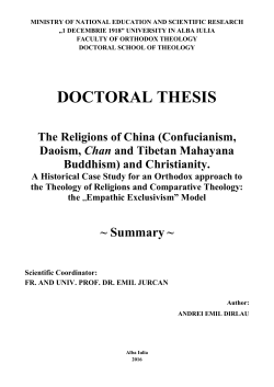 DOCTORAL THESIS The Religions of China - UAB