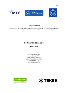 State-of-the-art - VTT Virtual project pages