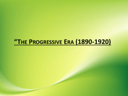 the progressive era (1890-1920)