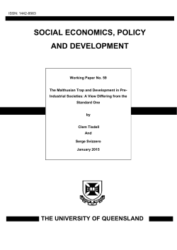 social economics, policy and development