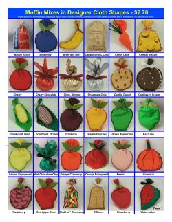 Cookie Mixes - The Muffin Factory