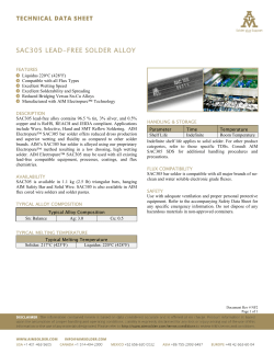 sac305 Lead-free solder alloy
