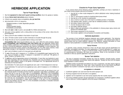 Application, Herbicide