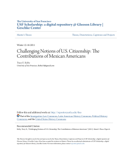 Challenging Notions of US Citizenship