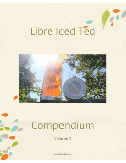 Libre Iced Tea Compendium &ndash; Vol. 1