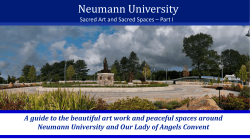 Sacred Spaces: Part I