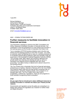 Submission to the Sandbox Inquiry 2016-07-01