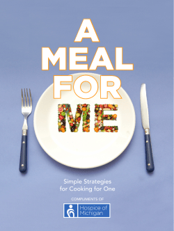 Simple Strategies for Cooking for One