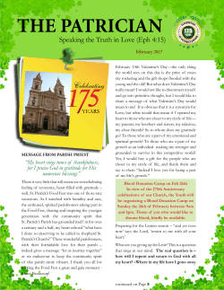 February - 2017 - St. Patrick`s Church
