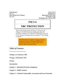 FM 3-4 NBC Protection