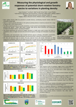 Measuring the physiological and growth responses
