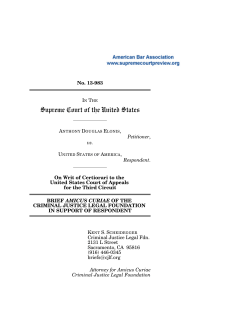 Brief for the Criminal Justice Legal Foundation supporting Respondent