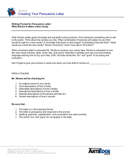 Creating Your Persuasive Letter